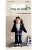 Autumn 2025 Girls' Fashionable Hooded Sweatshirt & Pants Set