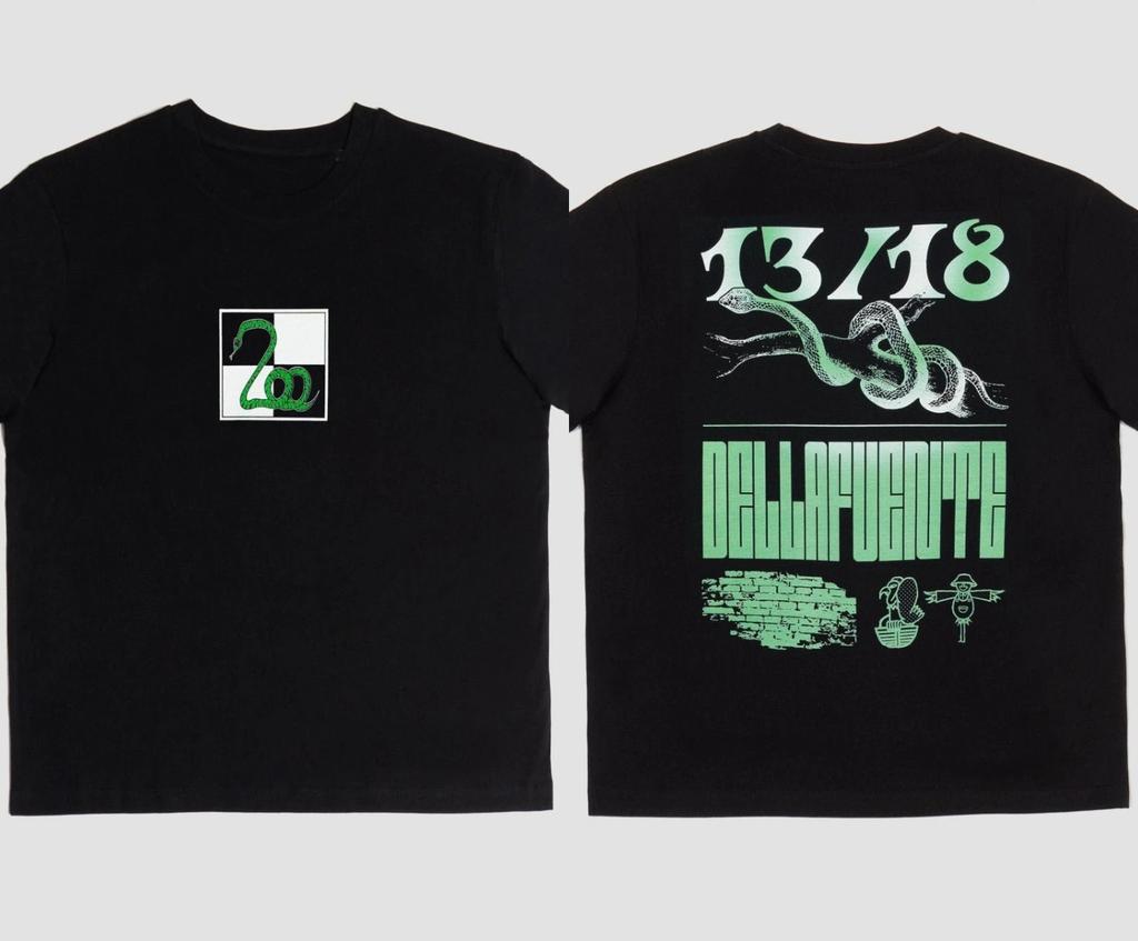 Графичная футболка Dellafuente Streetwear Мужская Женская Оверсайз Y2k Футболка Повседневный Комфорт Хлопок Свободная Женская Мужская Одежда Хип-хоп Футболки