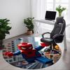 1 шт. Круглый коврик для пола LEGO Человек-паук, Коврик для помещений, Подходит для офиса, Под офисные стулья, Спальня, Гостиная, Декор для дома, Декор комнаты