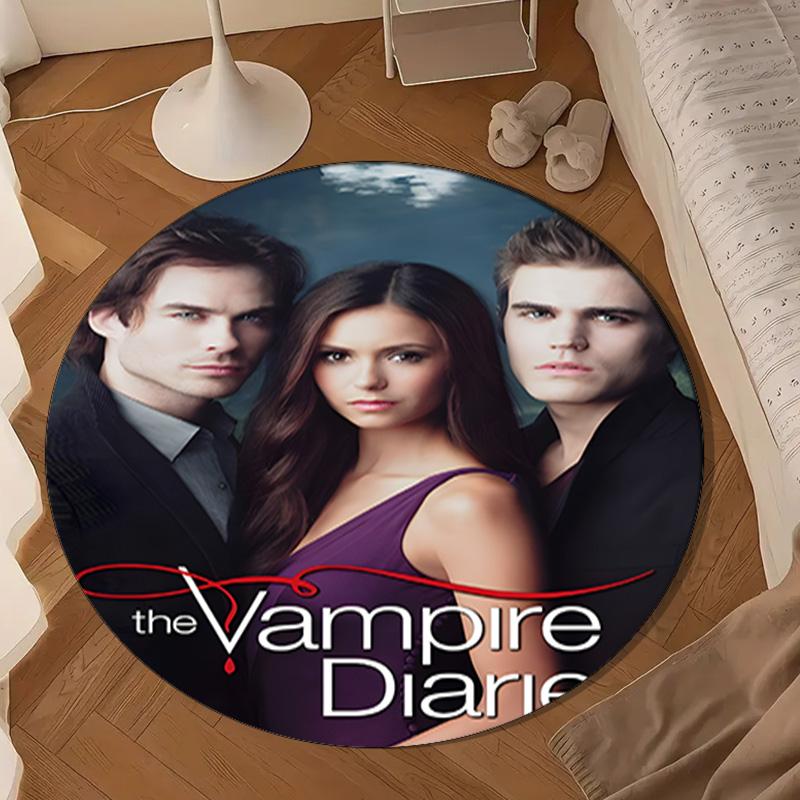 Vampire movies Round Rug for Livingroom,Bedroom, Palyroom, Chair Rug, Area rug, Circle Carpet, Large Size Fan Christmas gift