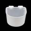 5pcs Splash-proof Pigeon Water Food Cup Plastic Bird Cage Waterer  For Quail Parrot Pigeons
