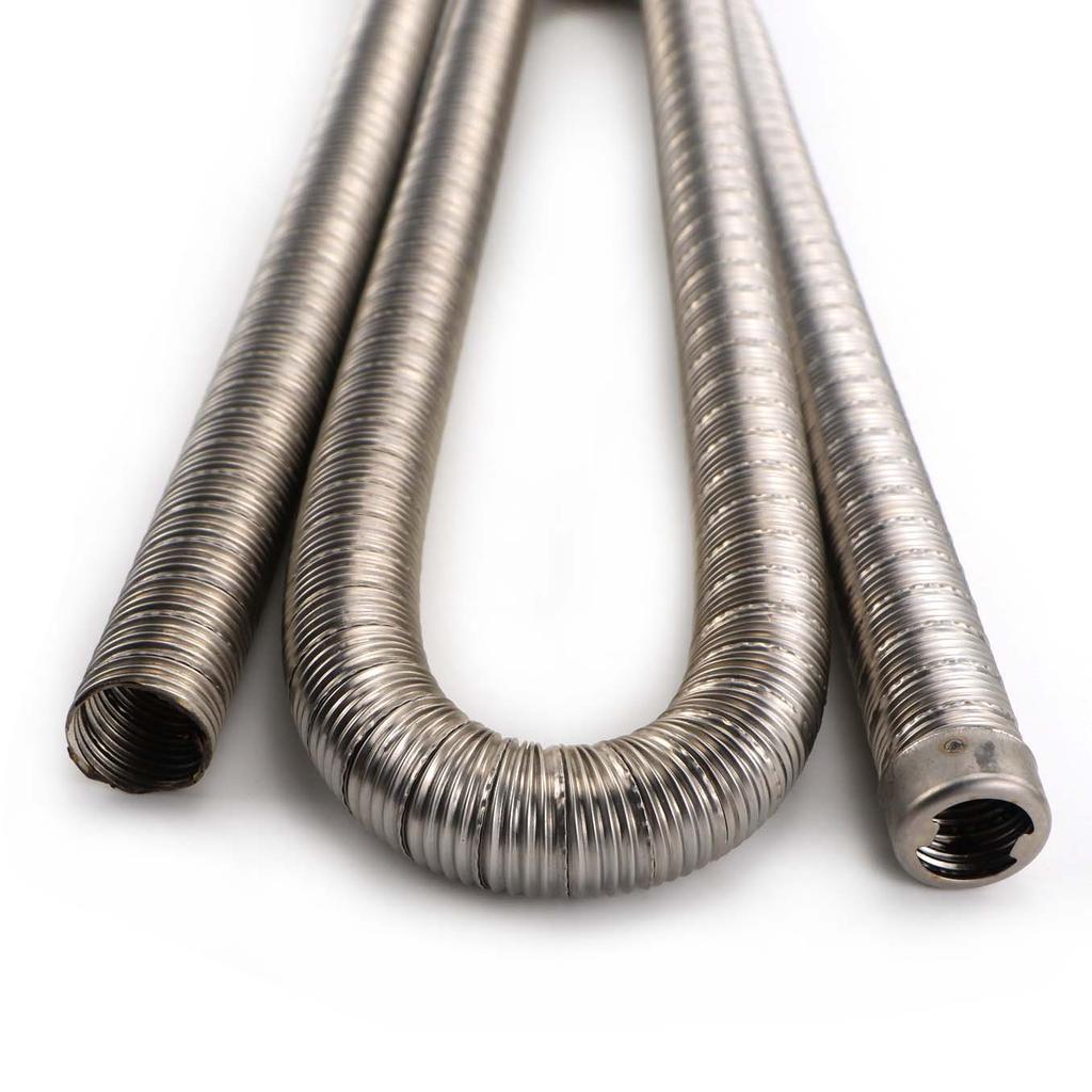 60см - 300см 24мм Двухслойная выхлопная труба Воздушный дизельный парковочный обогреватель Труба из нержавеющей стали Газоотводный шланг Для автомобиля Каравана Кемпера