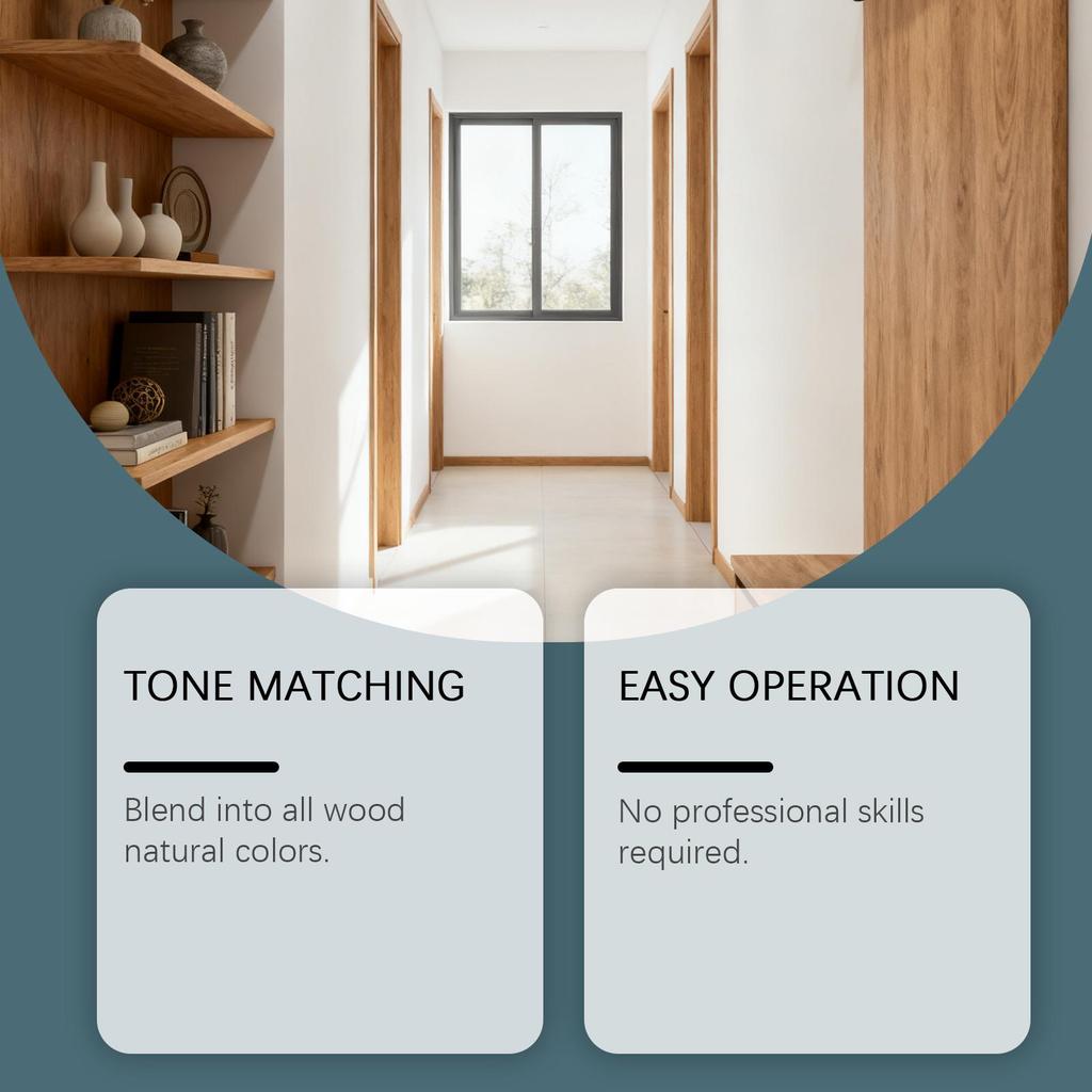 AMZ Wooden Floor Home Care Spray, Furniture Maintenance Polish with Rosin & Nano Silica, Daily Cleaning Protector for Wood Surface, Natural Look 1 Set