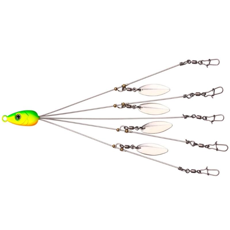 Рыболовные оснастки Umbrella Rigs 5-плечевые оснастки Набор с приманками Swimbait с 4 лепестками
