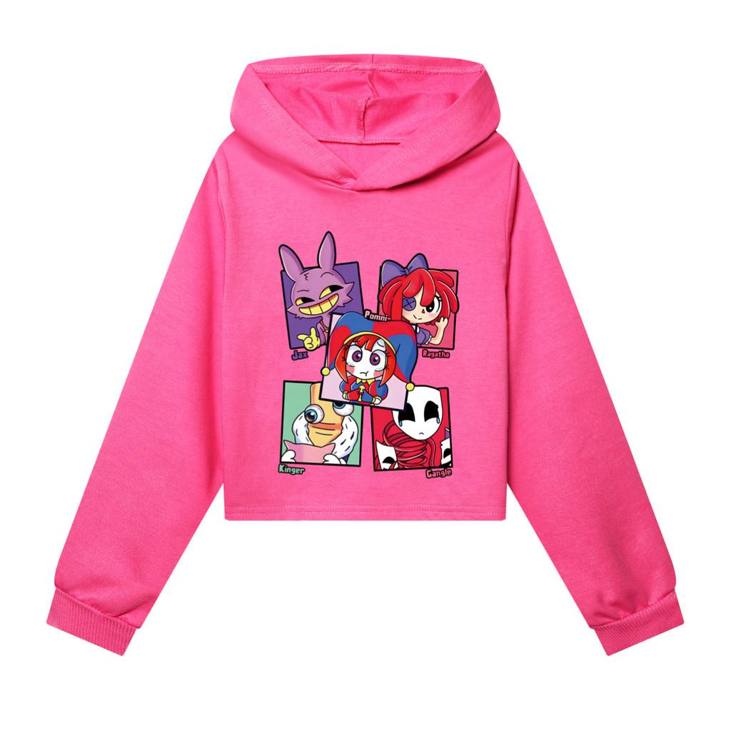 5697 Kids Girls The Amazing Digital Circus Printed Long Sleeves Hoodies