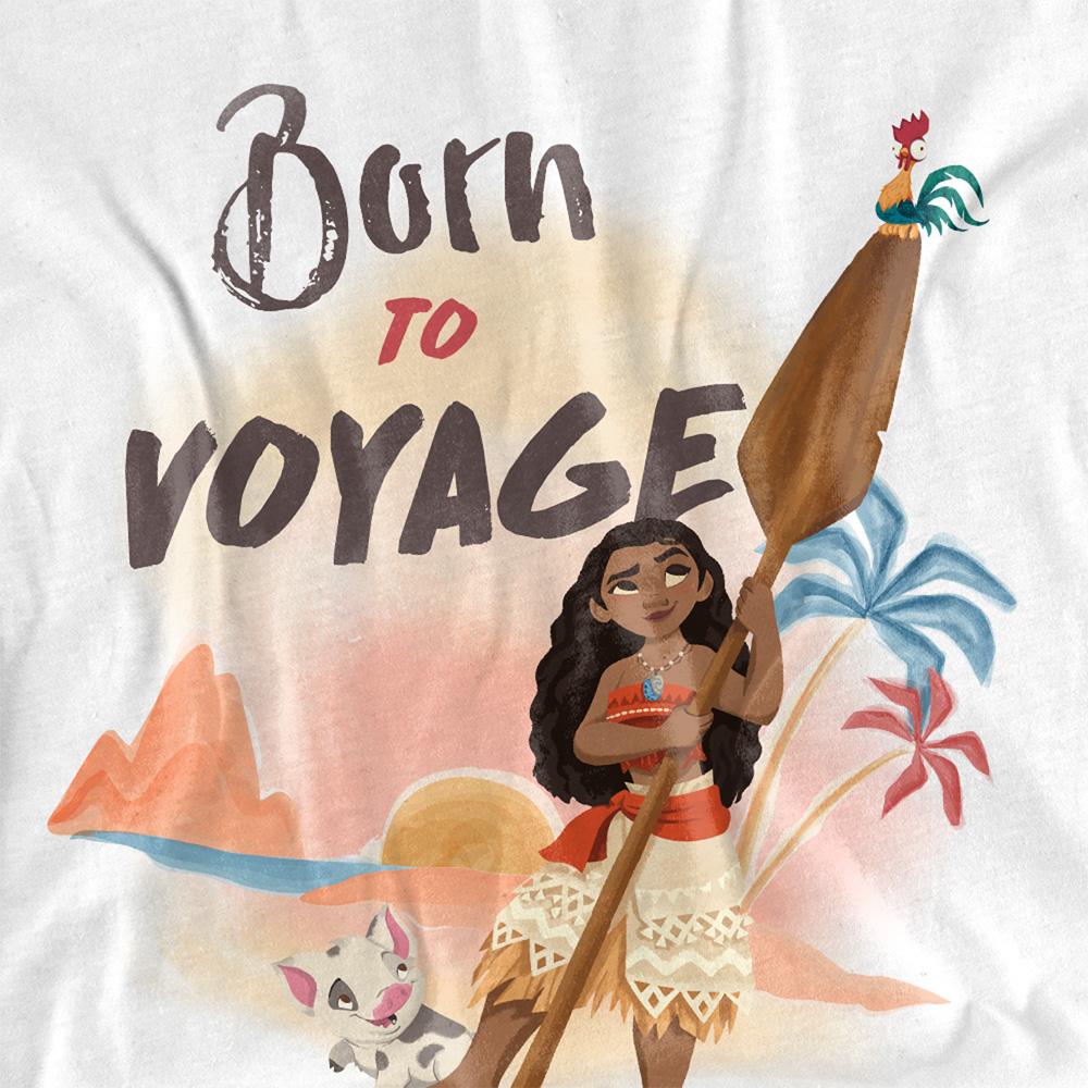 Moana Унисекс футболка для взрослых Born To Voyage