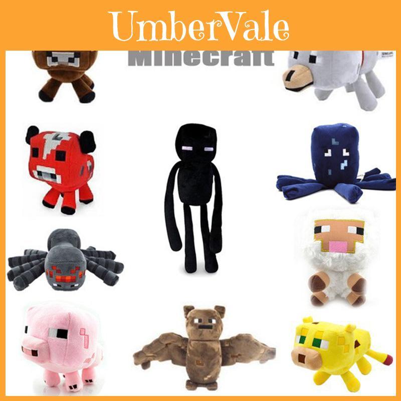 Charming Minecraft Plush Toys Delightfully Soft Stuffed Creeper Enderman Wolf For Young Gamers