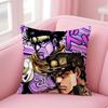 JJoJos Bizarre Adventure Cushion Cover Pillow Case Soft Friendly Fabric  Concealed Zipper