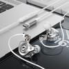 HiFi Stereo Pluggable Wired Earphone with Mic Wired Headset in Ear Earphones  Running