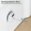 Toilet Sensor Flusher Kit Hands-Free 0.25S Induction Flush Switch Smart Toilet Flusher with IPX5 Waterproof