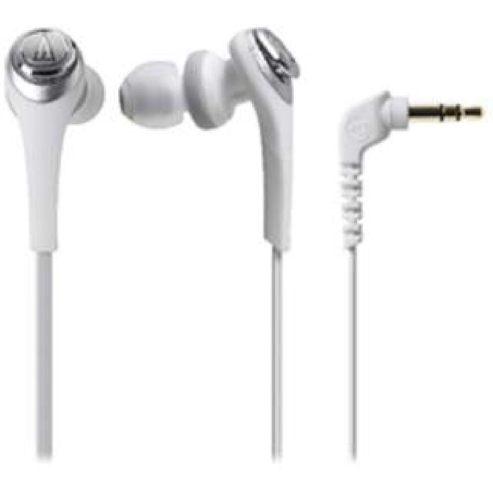 Внутриканальные наушники Audio Technica SOLID BASS белого цвета WH ATH-CKS550