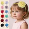 Многослойная большая цветочная повязка на голову из репсовой ленты обруч для волос для девочки головной убор аксессуары для волос