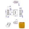 Gold Plated Li-Battery Connector High Current XT60(2+4)-F New XT60(2+4)-M  RC Accessories