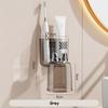 Magnetic Toothbrush Storage Rack Wall-mounted Punch-free Mouthwash Cup Electric Toothbrush Toothpaste Bathroom Organizer Holder