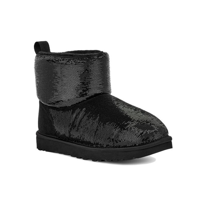 UGG Классический мини-сапог Mirror Ball, черный (Женский) Женские кроссовки 1151291-BLK