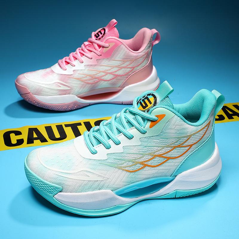 Мужские баскетбольные кроссовки летние сетчатые дышащие для подростков 12 лет учеников средней школы для реальных игр противоскользящие тренировочные специальные кроссовки 11