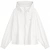 Cool Touch Защита от солнца Повседневная куртка с капюшоном Женские куртки Moonlight-White J223906