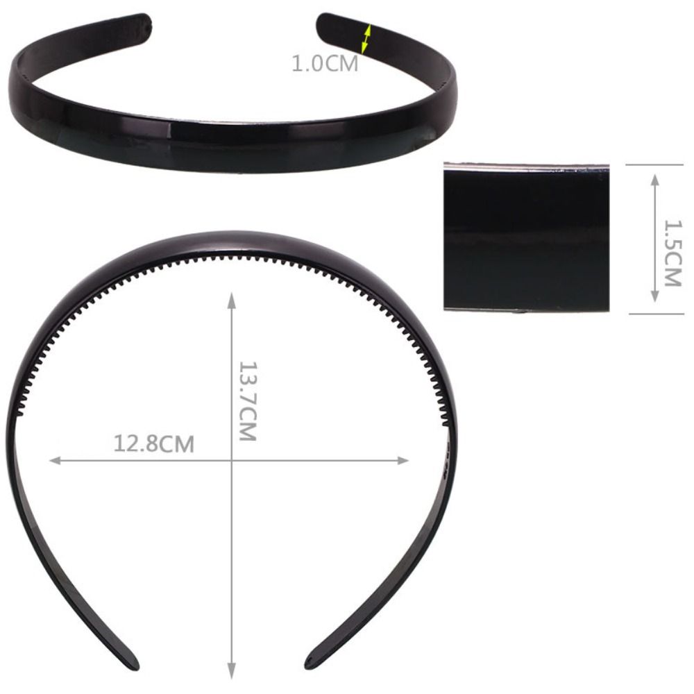 Jewelry Headwear Retro Headband New Black Hair Band Woman