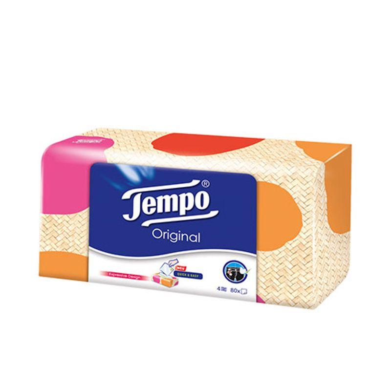 Tempo Tissue Original 80 Sheets of Tissue (Random Design)