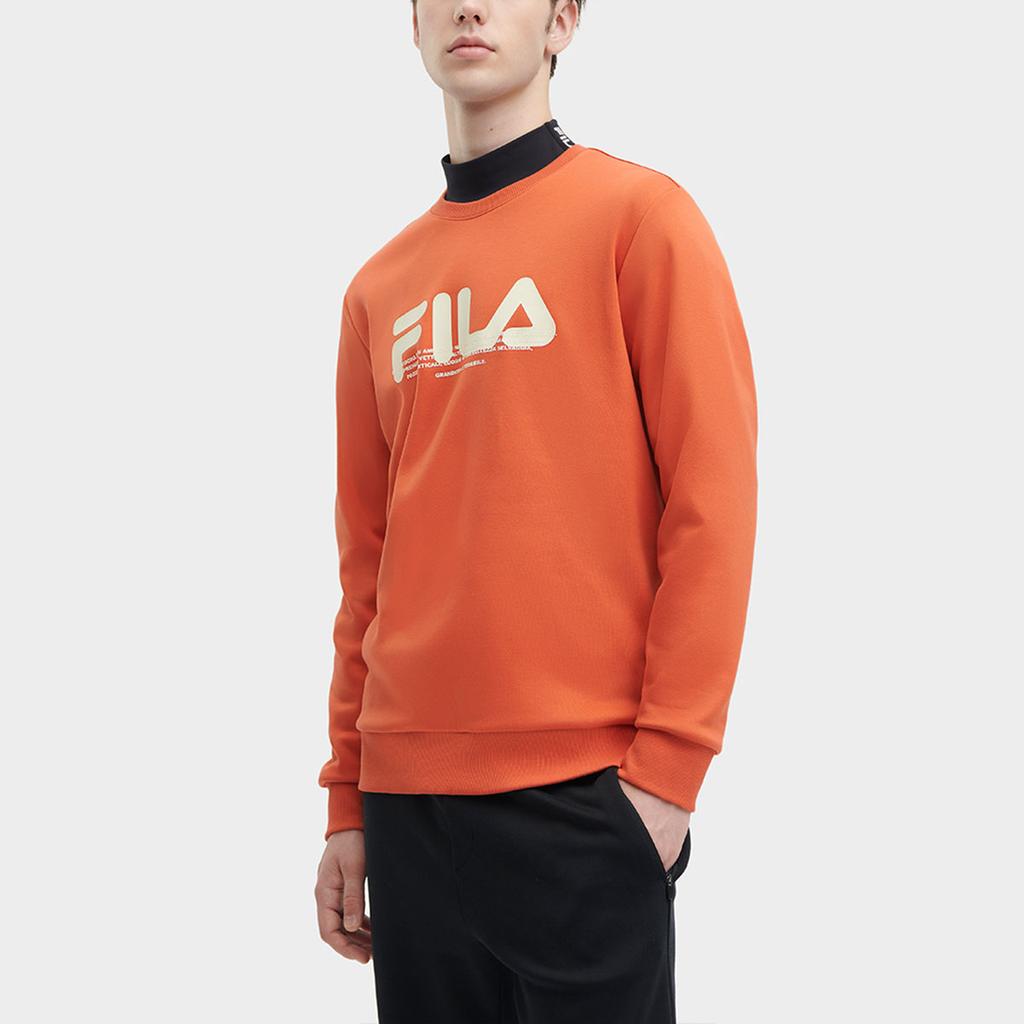 New FILA Sweatshirt Men's Autumn Orange F11M349213F-OR