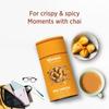 Chaayos Мини-самсы (Упаковка 450 г)|Закуска Chai Time|Готовые к употреблению мини-самоса|Вкусные мини-самоса|Аутентичное региональное приготовление
