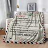 Love Letter To Daughter Blankets are suitable for living rooms,making them an ideal choice for outdoor travel and gifts.