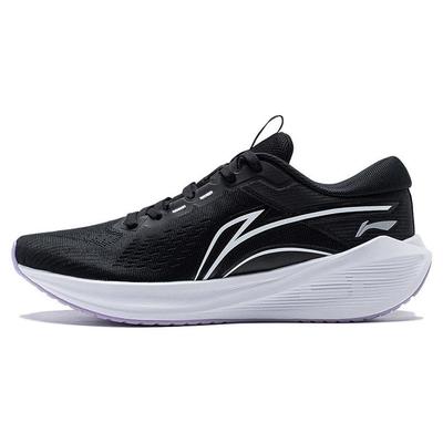 Кроссовки для бега Li Ning Wu Shi Lite V2 легкие, амортизирующие, нескользящие, износостойкие, с отскоком, с низким верхом, женские, черные ARST054-1