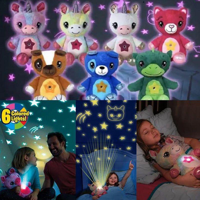 Плюшевая игрушка Star Belly Dream Lites Звездный проектор-лампа для успокаивающего сна