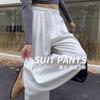 Sweatpants Women's New Autumn Small High Waist and Thin Loose Lazy Style Casual Mopping Wide-leg Pants