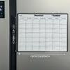1pc Magnetic Refrigerator Dry Erase Calendar Monthly Planner Whiteboard Record Message Board Remind Memo Pad Kitchen Decor