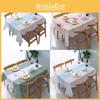 Tablecloth Waterproof Oilproof Cover Protector Simple Home Dining Decor Peva