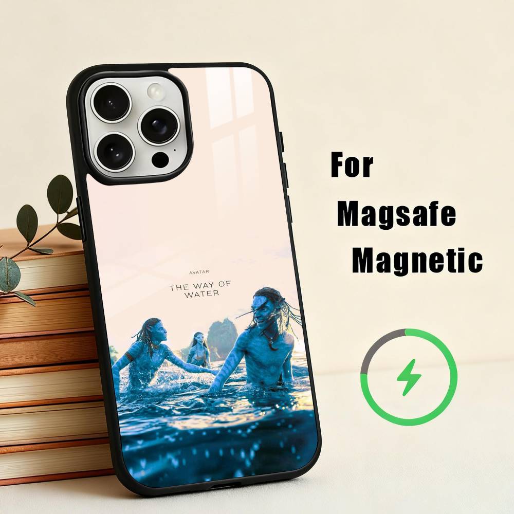 Шокирующий чехол для телефона A-Avatar-R для iPhone17,16,15,14,13,12,11 Plus,Pro Max Магнитный для беспроводной зарядки Magsafe