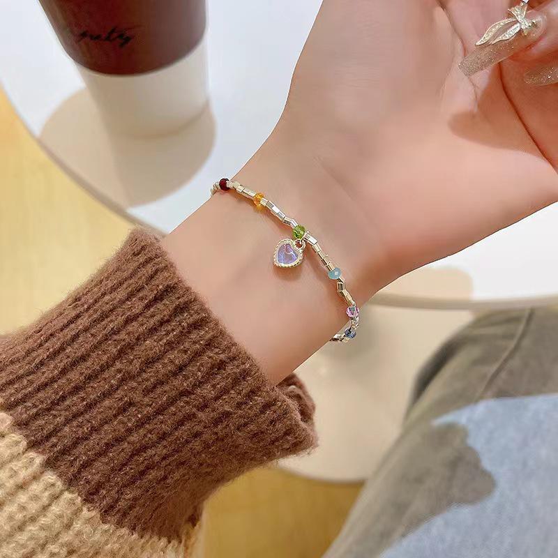 Модное корейское ожерелье с подвеской в виде лунного света и любви - высококачественный летний браслет-цепочка на ключицу