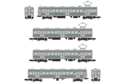 TOMYTEC Железнодорожная коллекция Железнодорожная коллекция Корпорация Tokyu Серия 7200 Поезд Toyoko Оборудованный набор вагонов Материалы для диорам 334330 Линия/Без кондиционера 4-вагонный