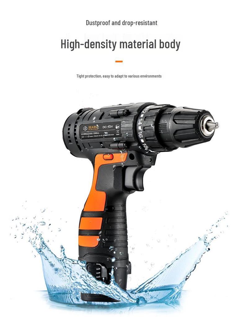 12V Rechargeable Lithium Impact Drill and Electric Screwdriver/Wrench Combo