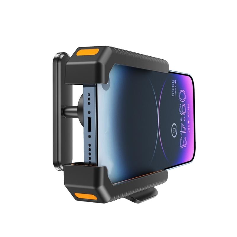 Портативный магнитный держатель для телефона для фитнес-машин, занятий спортом на открытом воздухе, с сильными магнитами и присоской