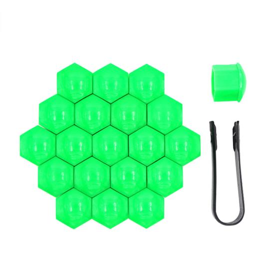 20 шт., однотонная винтовая крышка для жестких шин, автомобильный безопасный аксессуар, универсальный пластиковый болт с гайкой для шин