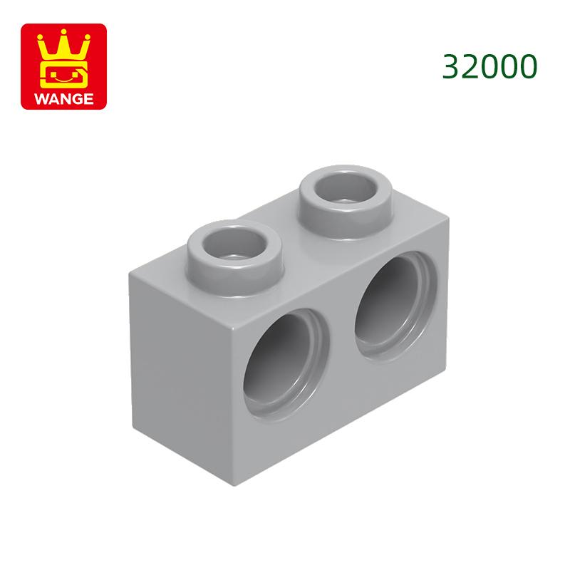 Нетоксичный 100 г 140 шт./лот 32000 1x2 с 2 отверстиями Строительный блок Детали Moc Совместимые с Brick Diy Детский подарок Конструктор Подарочная коробка