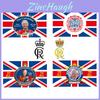 Ткань Union Jack с дизайном флага Карла III от Wufudtp