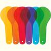 6pcs Color Mixing Synthesis Card Set - Primary Color Transition, PP Material, Educational Aid for Science Experiments & Understanding Color Changes
