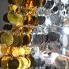 10 шт. ПВХ Блестящие Бусины Гирлянды Золотые Серебряные Блестки Занавес Фон Праздничные Принадлежности