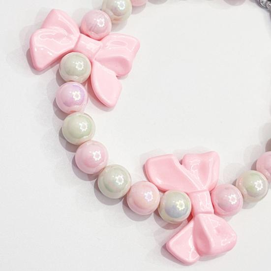 Ошейник для домашних животных для собак и кошек, регулируемый розовый бант, ювелирные изделия, ошейник для щенков