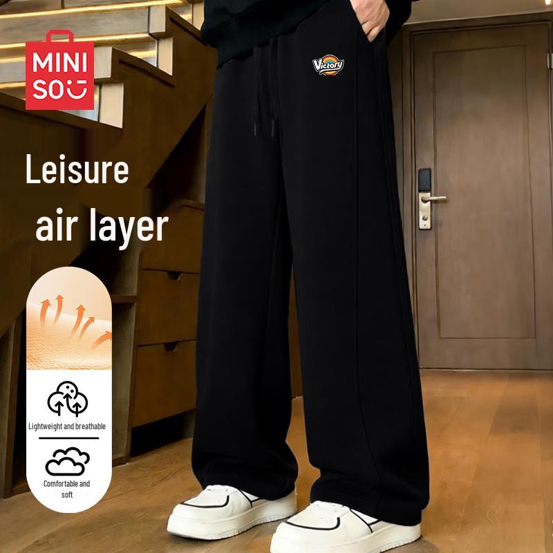 MINISO Мужские американские ретро свободные повседневные спортивные штаны