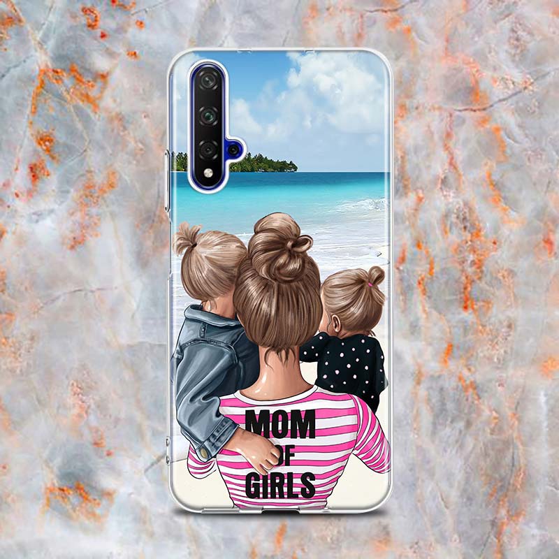 Модный детский силиконовый чехол для девочек и мальчиков для Honor 20 20S 20E 8 8A Prime 8X MAX 8C 8S 7A 7C 7S Pro