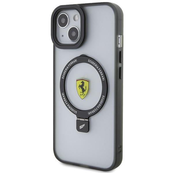 Ferrari Fehmp15Muscah Iphone 15 Plus / 14 Plus 6.7 Transparent Hardcase Ring Stand 2023 Collection Magsafe