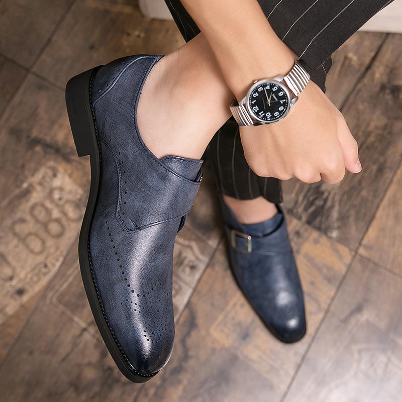 Роскошные туфли мужские из натуральной кожи итальянские оксфорды с застежкой-молнией, броги с пряжкой, деловые, свадебные, формальные туфли для мужчин