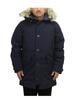 POLO RALPH LAUREN Performance Fur Hooded Down Size Navy Men's Jacket/Coat, XXL, (Product Code 01010041)