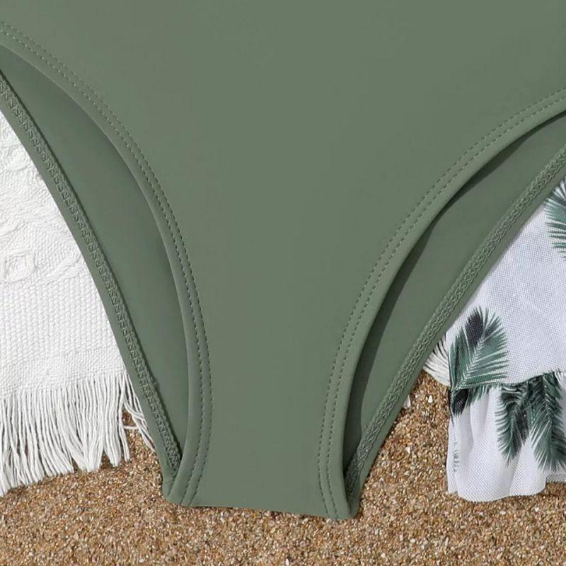 9-14 Years Kids Girls Swimsuit 3pcs Swimwear Summer Beach Clothes