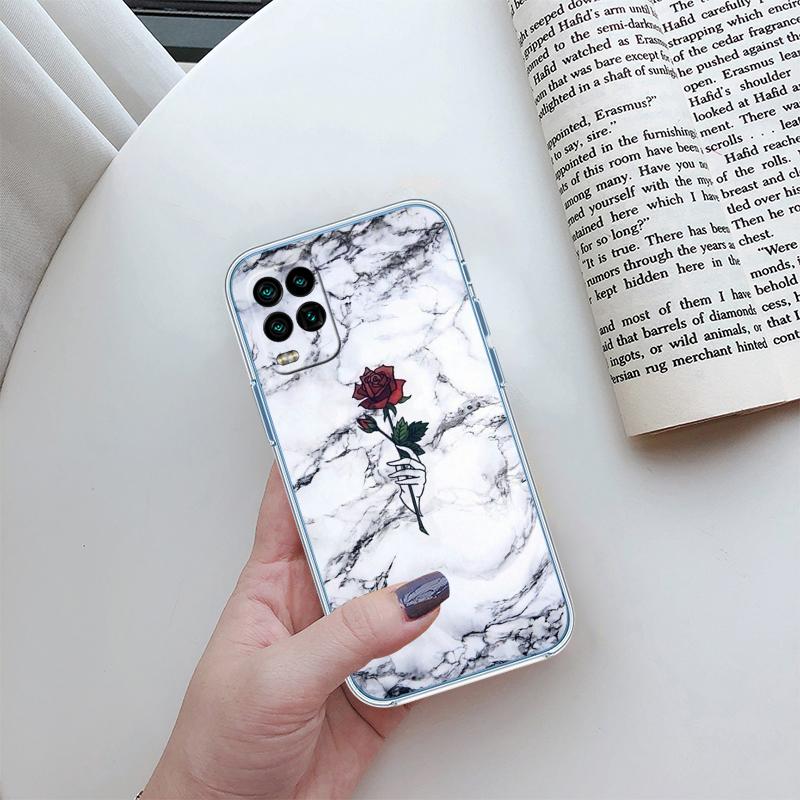 BH36 printing Marble Transparent Phone Case for Samsung Galaxy A04 A04S A14 A23 A34 A54 M23 M33 M52 M53