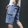 Men's Trendy Summer Multi-Pocket Denim Workwear Shorts